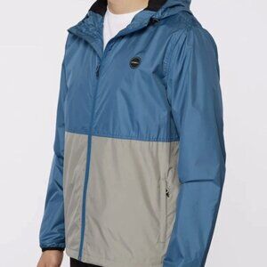 O'Neill Jacket Blue & Grey Nomadic Windbreaker Yourh XL sz 16 Like New Teen